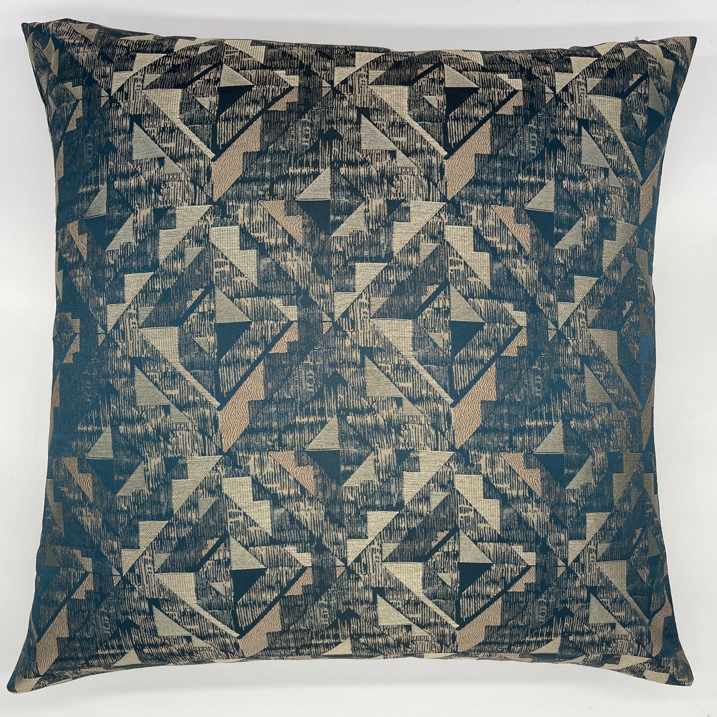Abstract Teal Pillow