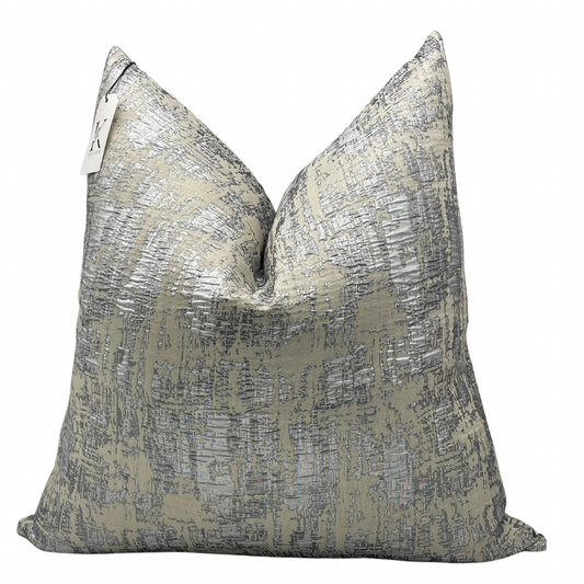 Frosted Silver Pillow