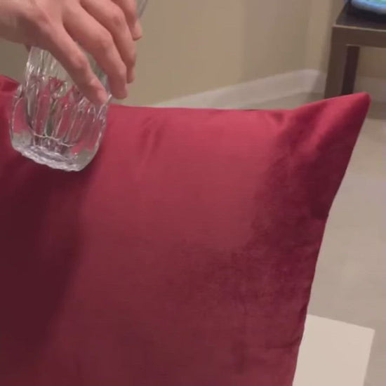 water repellent pillow cover