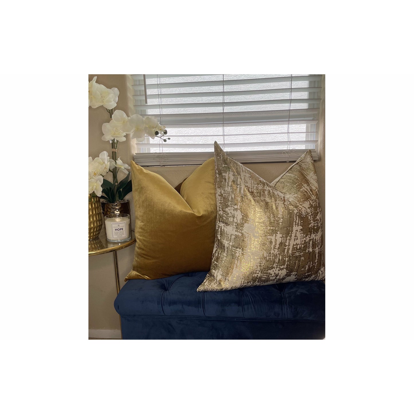 Frosted Gold Pillow