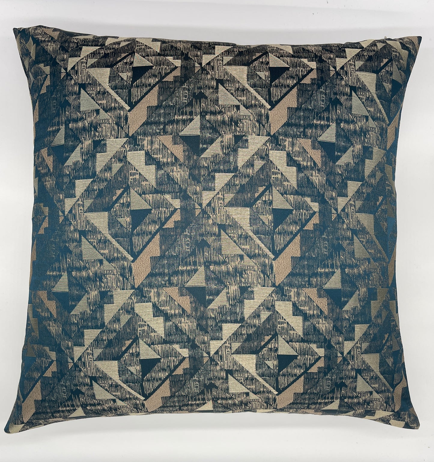 Abstract Teal Pillow