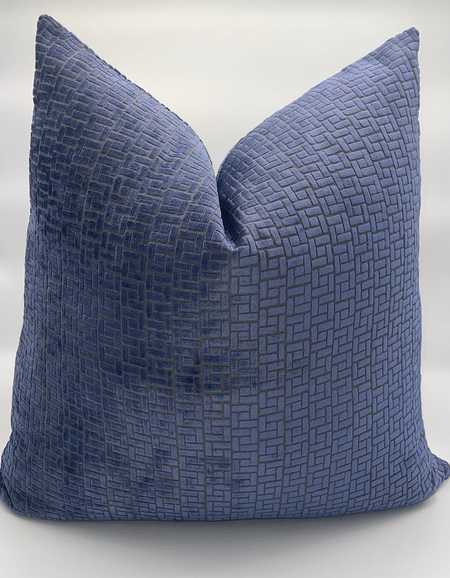 Blue Brick Pillow