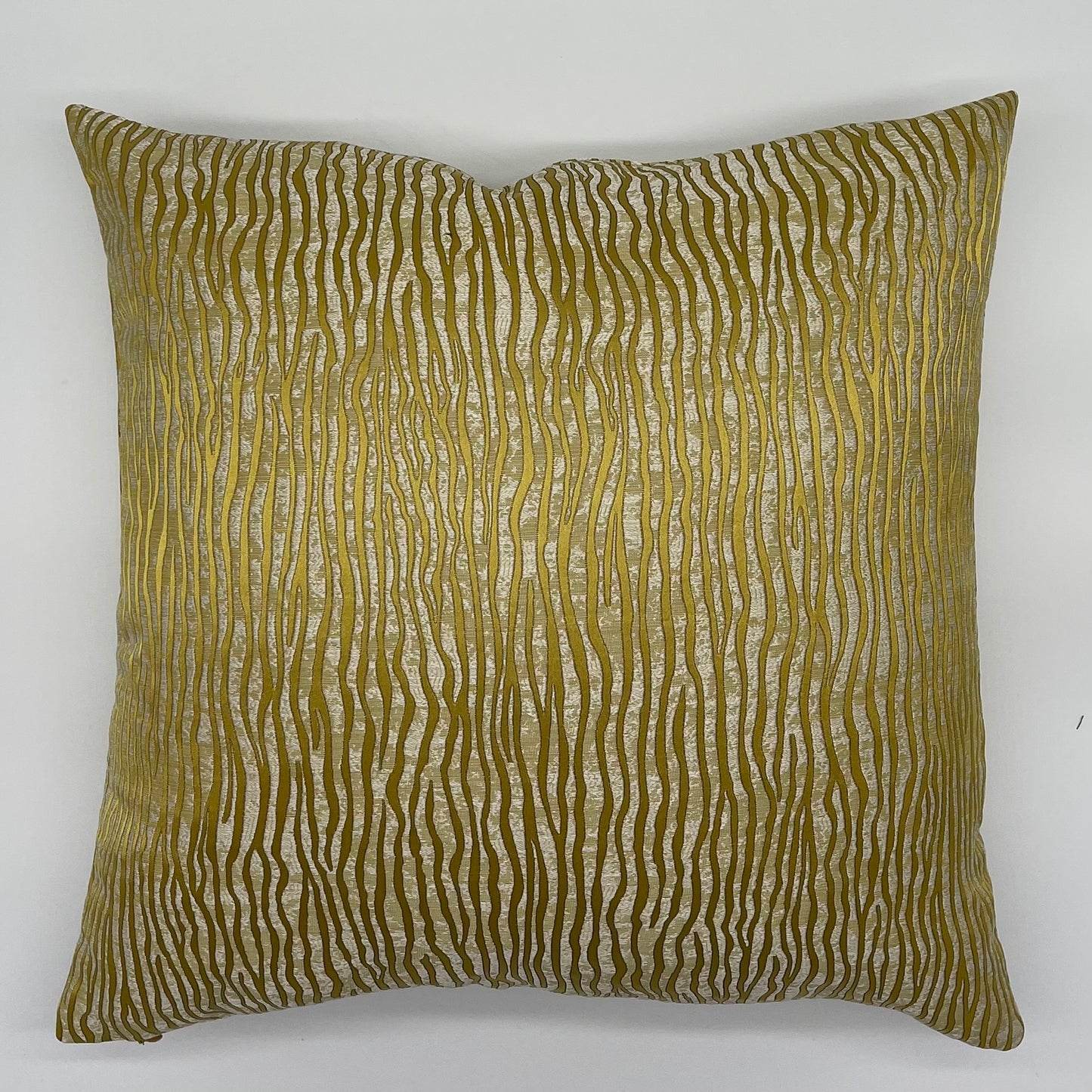 Yellow Zebra Pillow