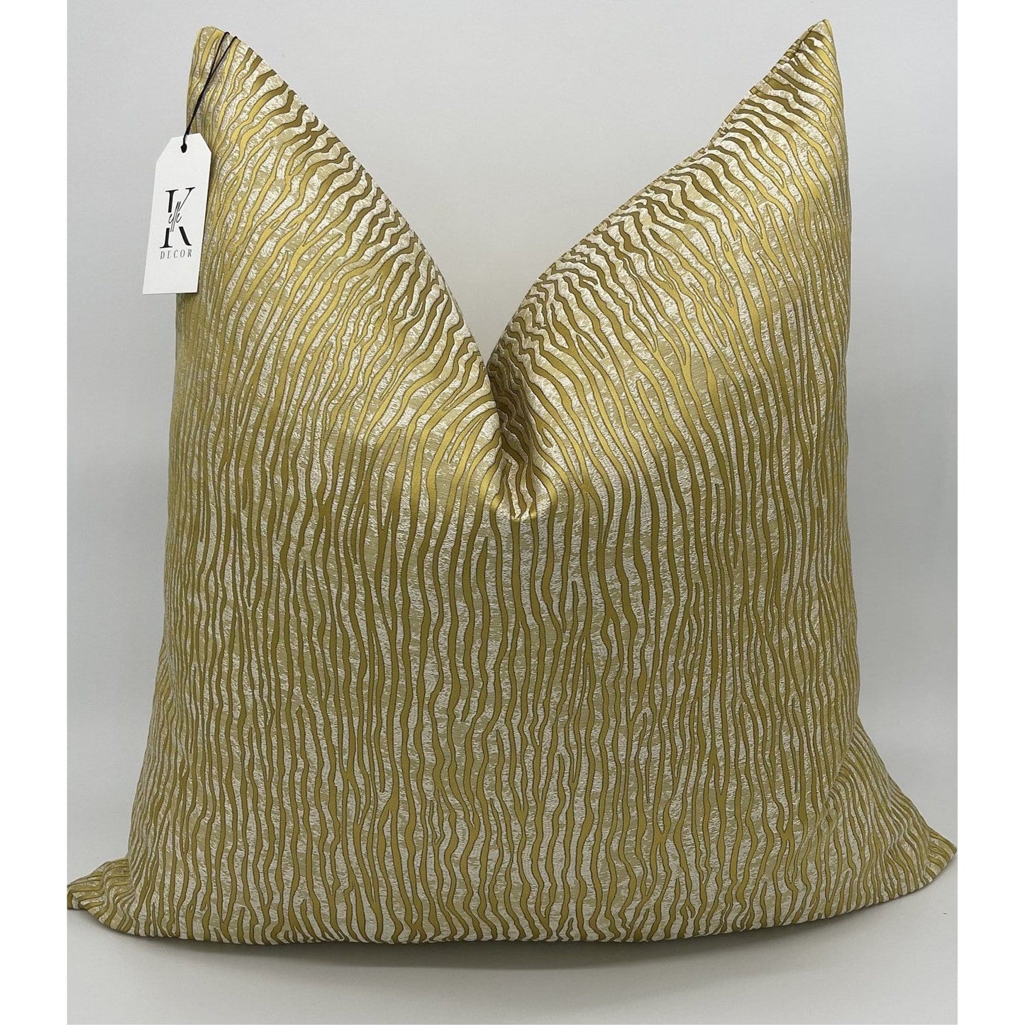 yellow-zebra luxury pillow cover